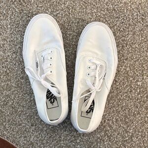 Vans Classic White Lace-Up Sneakers